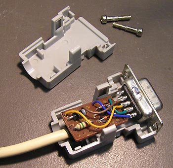inside the D9 backshell