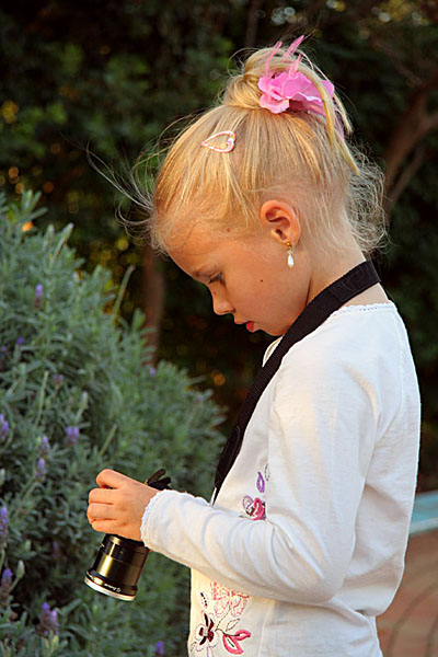 Michelle with camera