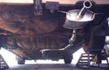 rear bottom view of the exhaust