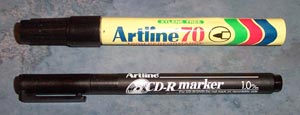 permanent markers