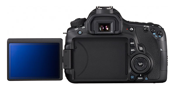 rear of the Canon 60D