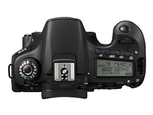 top of the Canon 60D