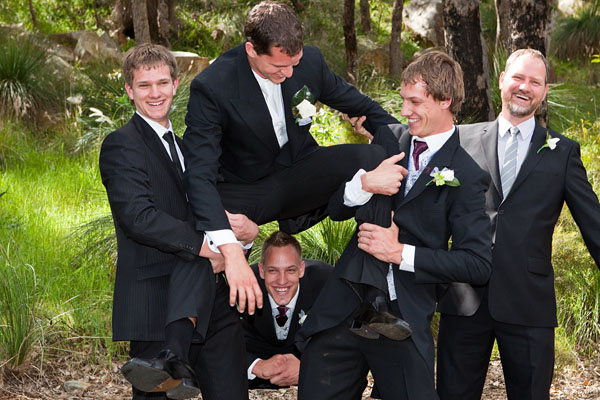 the guys having fun