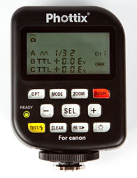 group A at 1/32 manual mode, group B & C in TTL mode