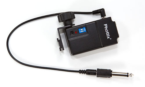 receiver with PC sync cable attached