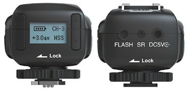 rear of the Phottix Strato TTL transmitter and receiver