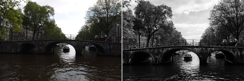boat on the Keizersgracht, Amsterdam