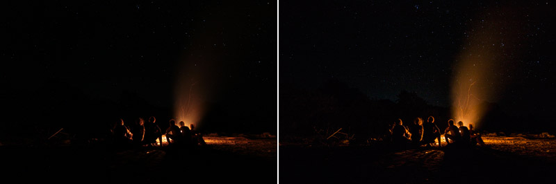 bonfire on Barate Beach, West Timor