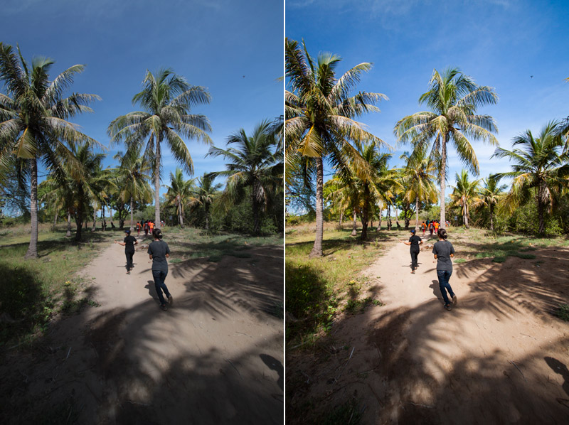 running to the beach, Kupang, West Timor