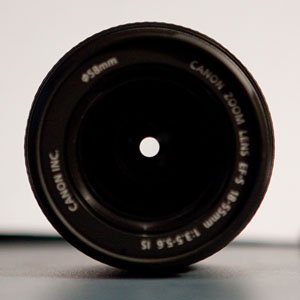 Canon 18-55mm IS lens at f/5.6, with focal length set to 18mm