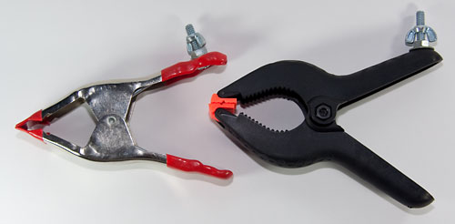 some of the different types of clamps that can be used