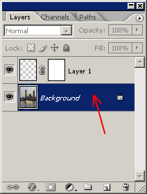 select background layer