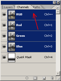 select RGB channel