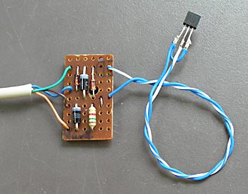 parasitic mode circuit on vero board