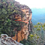 walking down to Wentworth Falls