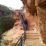 it's a long way back up from Wentworth Falls