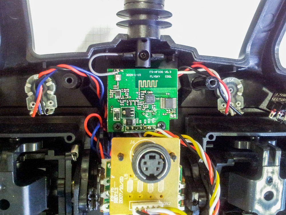 inside the original transmitter: RF PCB