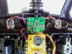 inside the original transmitter: RF PCB