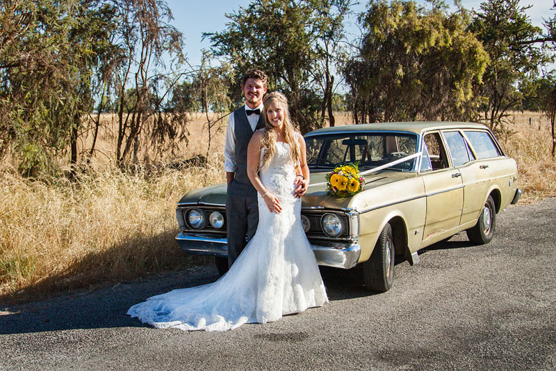Brady and Bernice and his car