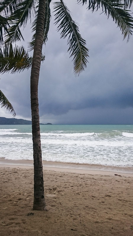 storm over Patong Beach