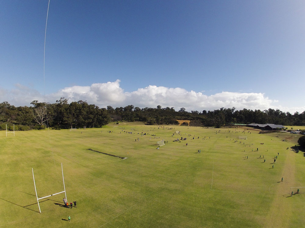 soccer fields