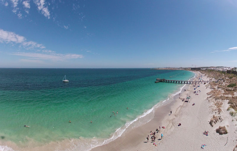 Coogee Beach from the air