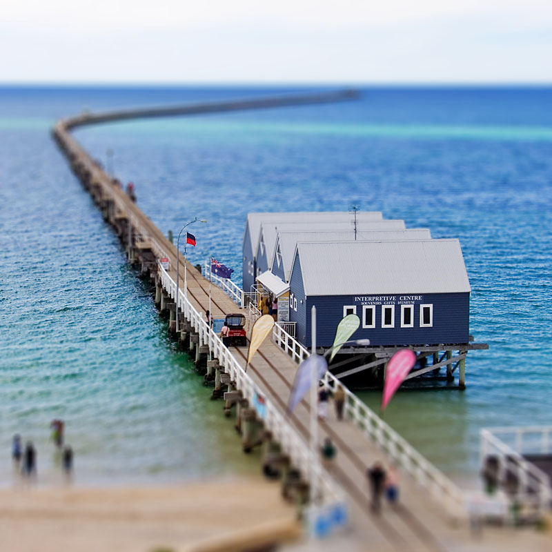 Busselton Jetty from the top of the Jetty Point Lighthouse
