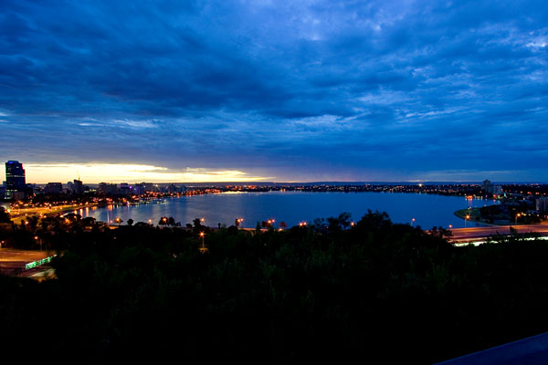 Swan River at dawn