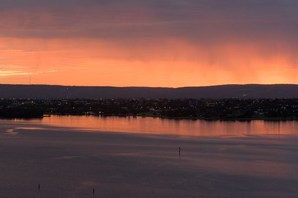 sunrise over the hills