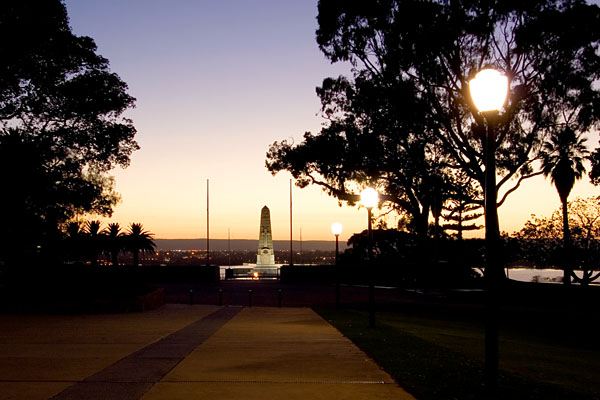 State War Memorial before dawn