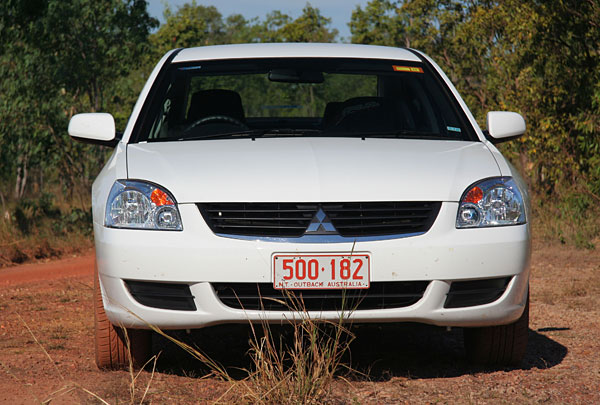 my hire car - a near new Mitsubishi 380