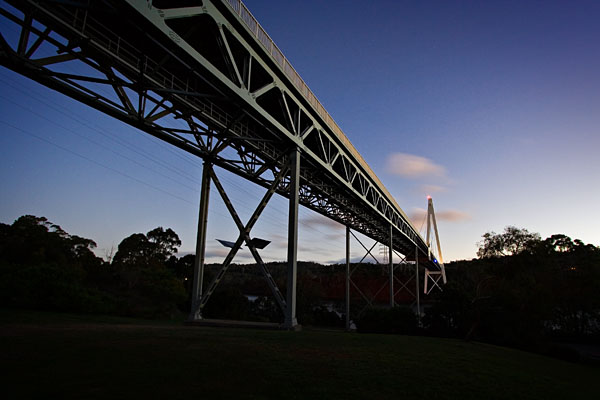 Batman Bridge at dusk
