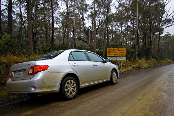 gravel road near the Great Lake