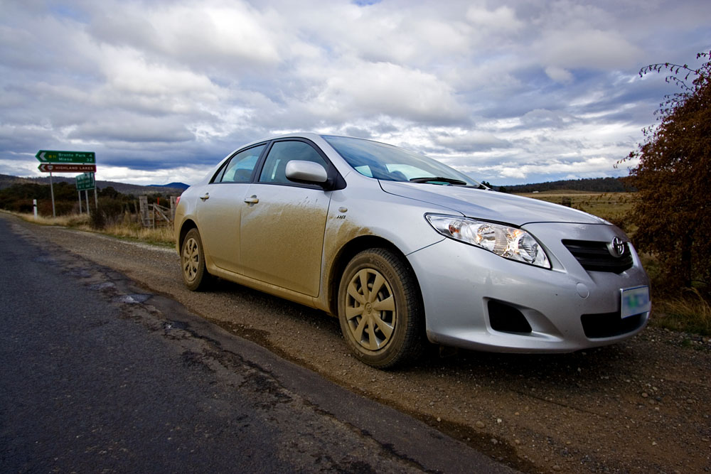 dirty car