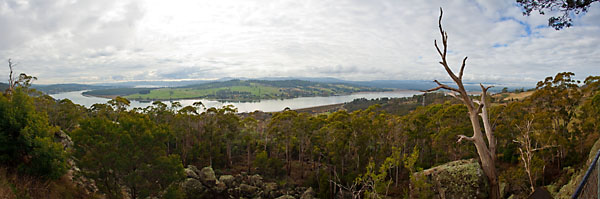 panorama view from Brady's Lookout