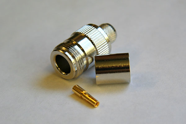 Female N-connector to suit CNT-400 coax