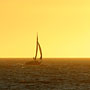 sailing boat at sunset (Fremantle Photoshoot)
