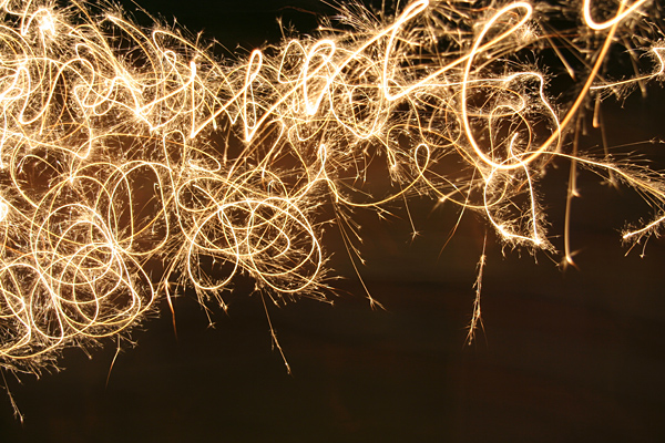fun with sparklers