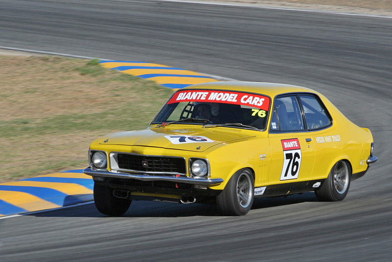 Trevor Talbot driving a Holden Torana XU-1