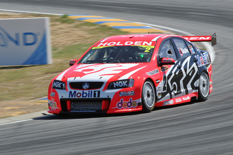 Mark Skaife driving a HRT VE Commodore