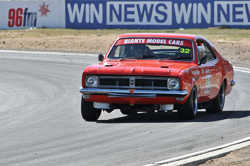 Peter McLean driving his Holden Monaro HT