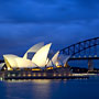 Sydney Opera House before dawn