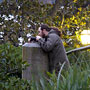 F2Black using sticks to position his camera on a make-shift tripod