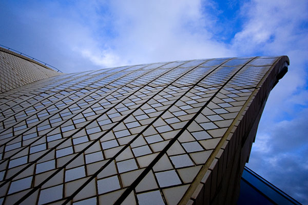 roof detail of the Sydney Opera House