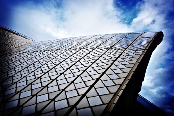 roof detail of the Sydney Opera House