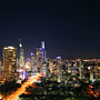 Southern Cross over the lights of Surfers Paradise