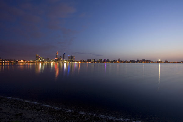 dawn over Perth