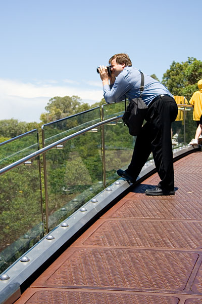 Adrian composing a shot