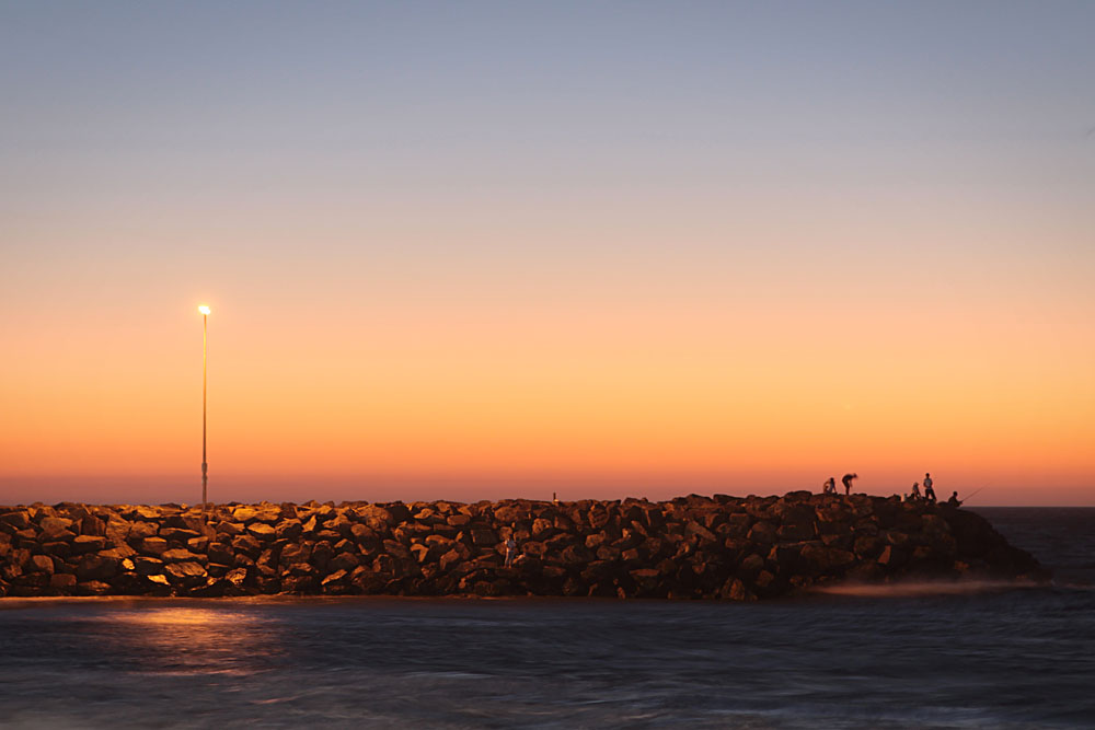 sunset silhouettes at Cottesloe