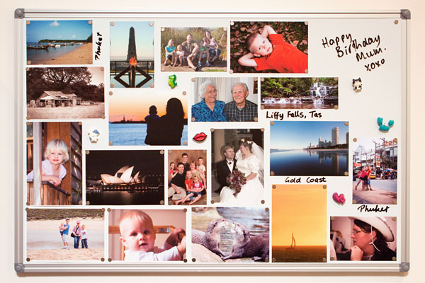 magnetic photo board
